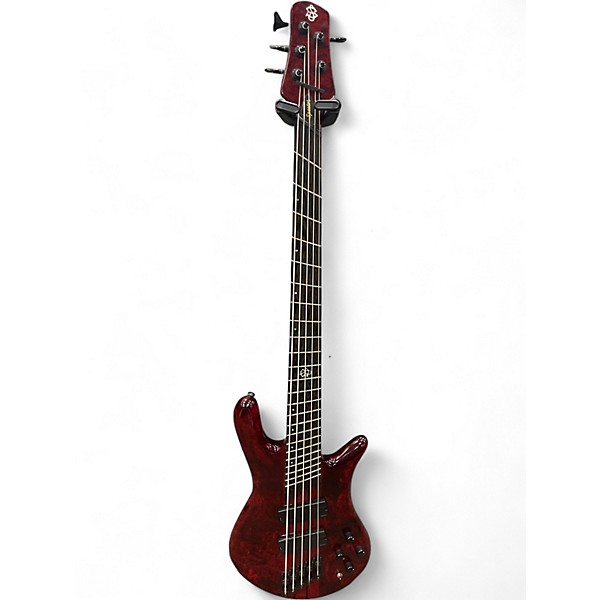 Used Spector NS DIMENSION 5 RED Electric Bass Guitar