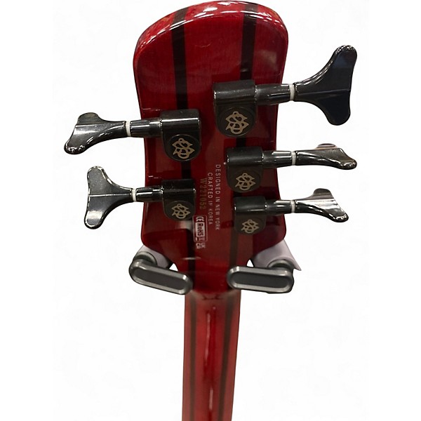 Used Spector NS DIMENSION 5 RED Electric Bass Guitar