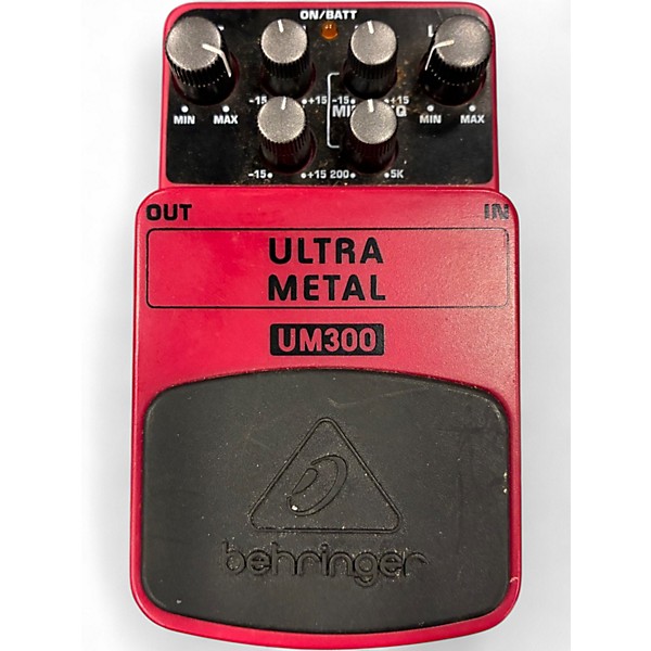 Used Behringer UM300 Ultra Metal Distortion Effect Pedal