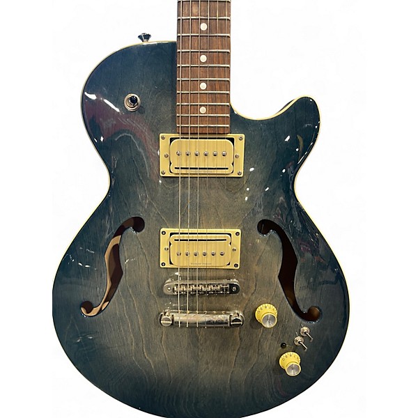 Used Godin Montreal Premiere Blue Sunburst Hollow Body Electric Guitar