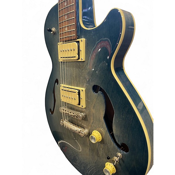 Used Godin Montreal Premiere Blue Sunburst Hollow Body Electric Guitar