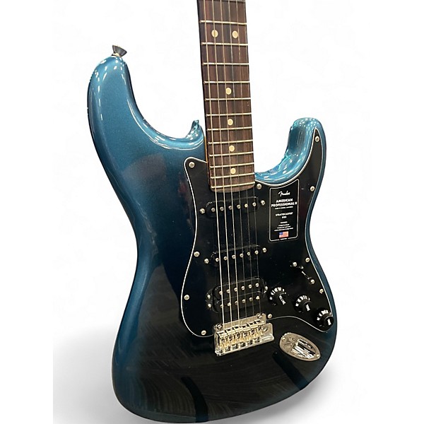 Used Fender American Professional II Stratocaster Dark Night Blue Solid Body Electric Guitar