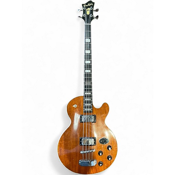 Used Hagstrom PATCH 200 Vintage Natural Electric Bass Guitar