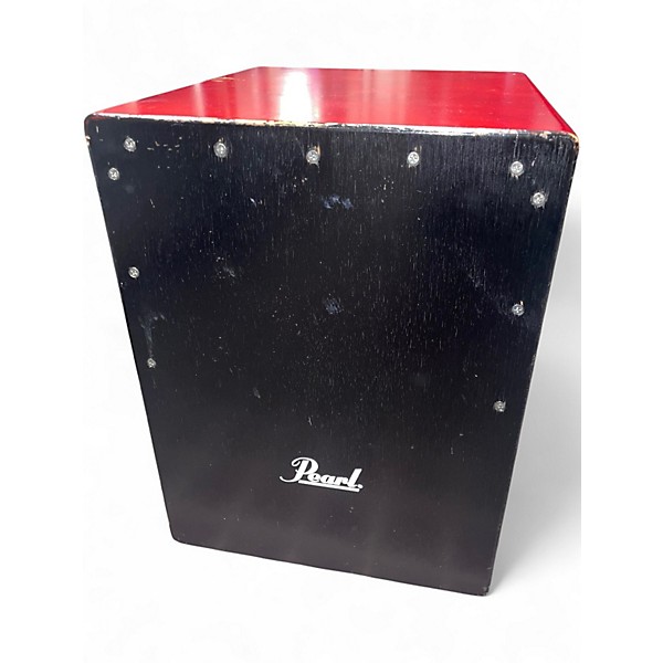 Used Pearl Bassboom Cajon Crimson Cajon