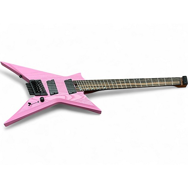 Used Legator sp7 Pink Solid Body Electric Guitar