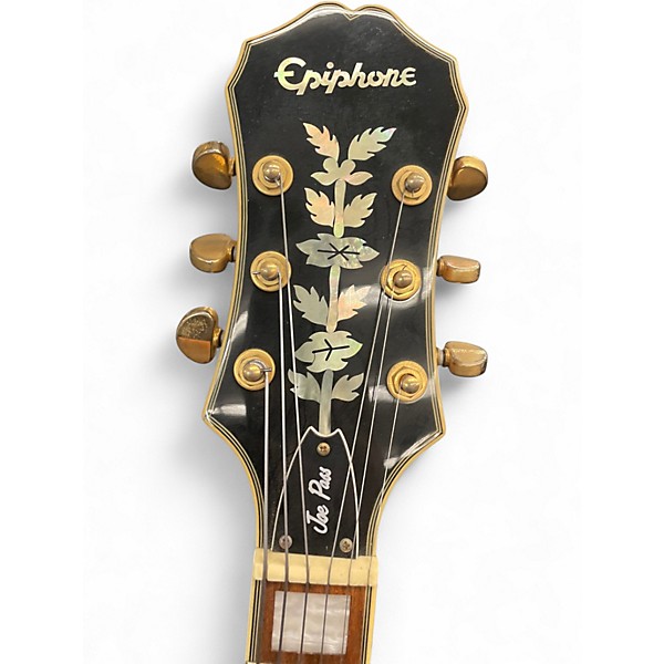 Used Epiphone Joe Pass Emperor II 3 Tone Sunburst Hollow Body Electric Guitar