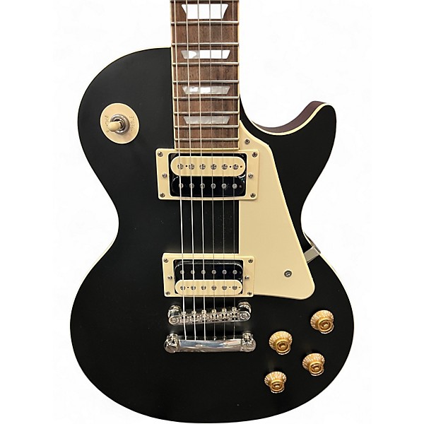 Used Epiphone Les Paul Traditional Pro IV Black Solid Body Electric Guitar