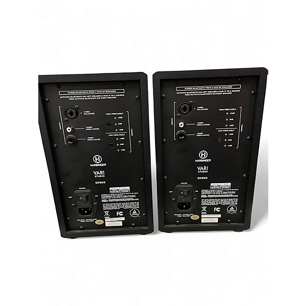 Used Harbinger vari sm505 pair Powered Monitor