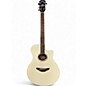 Used Yamaha APX White Acoustic Guitar thumbnail