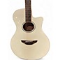 Used Yamaha APX White Acoustic Guitar