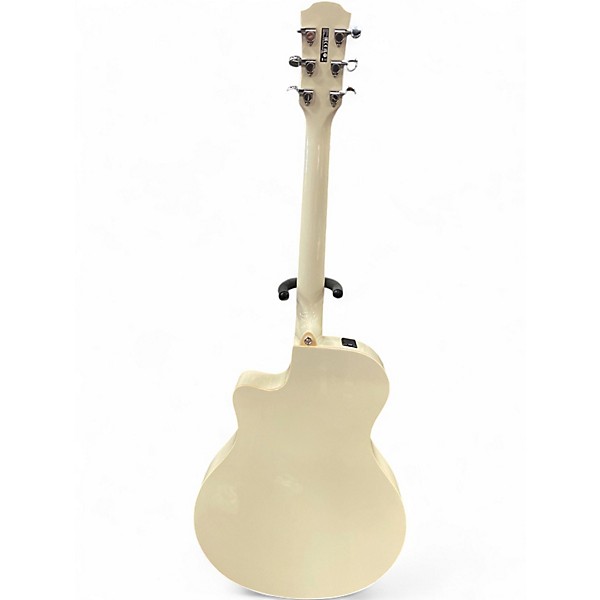Used Yamaha APX White Acoustic Guitar