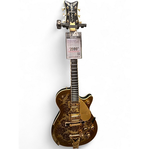 Used Gretsch Guitars G6134TG GOLD PAISLEY Solid Body Electric Guitar