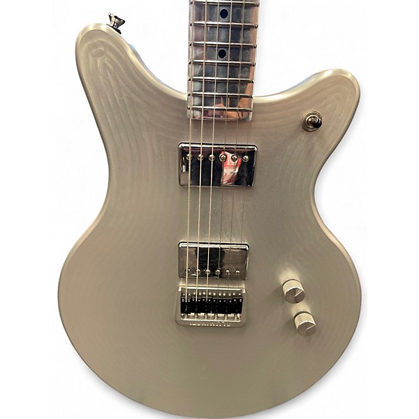 Used Aluminati NUMBULA Silver Solid Body Electric Guitar
