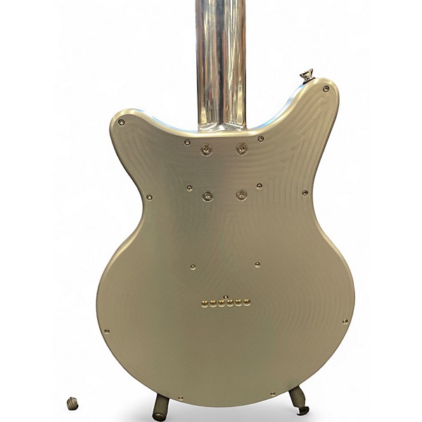 Used Aluminati NUMBULA Silver Solid Body Electric Guitar