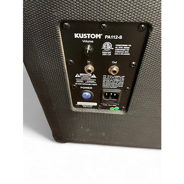 Used Kustom PA PA112S Powered Subwoofer
