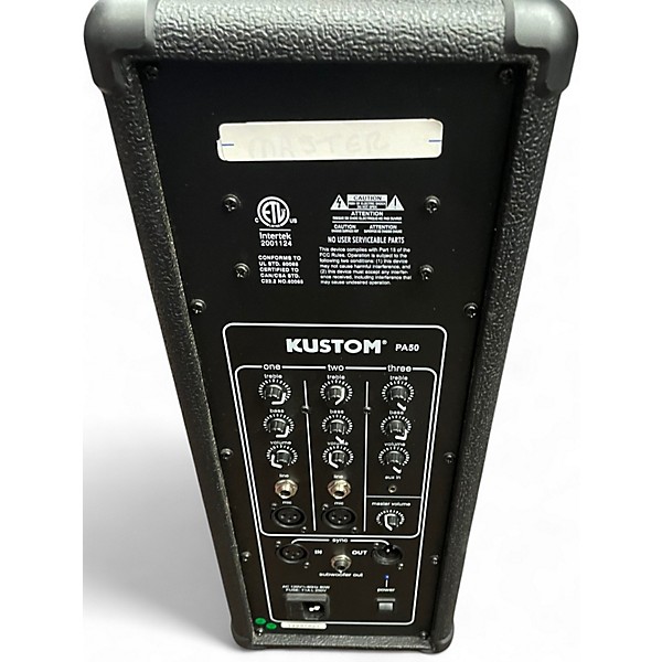 Used Kustom PA PA50 Powered Speaker