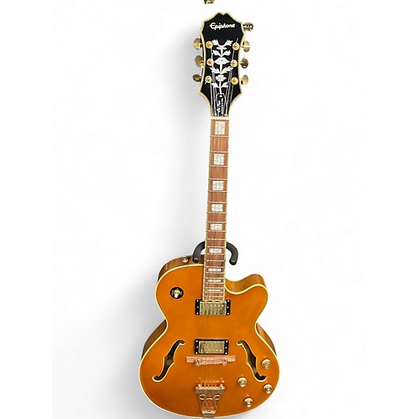Used Epiphone Joe Pass Emperor II PRO Natural Hollow Body Electric Guitar