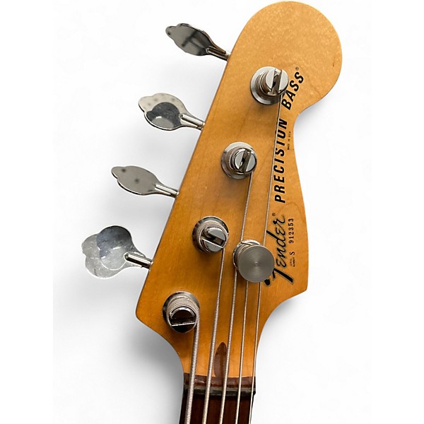 Used Fender PRECISION BASS Olympic White Electric Bass Guitar