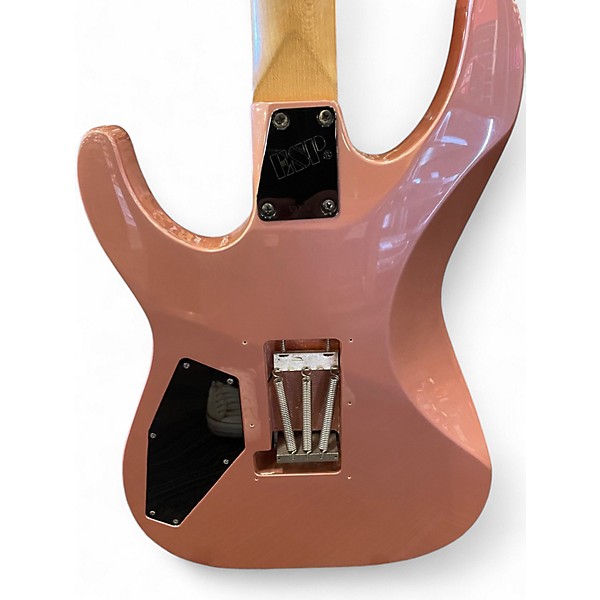 Vintage 1989 ESP Horizon Rose Gold Solid Body Electric Guitar
