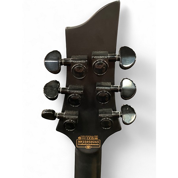 Used Schecter Guitar Research C1 Standard Black Solid Body Electric Guitar