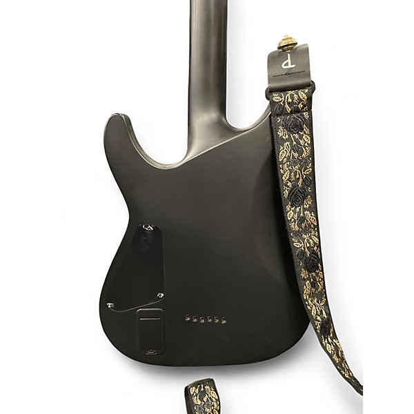 Used Schecter Guitar Research C1 Standard Black Solid Body Electric Guitar