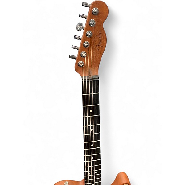 Used Fender American Acoustasonic Telecaster Natural Acoustic Electric Guitar