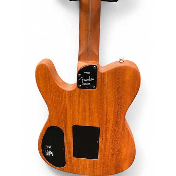 Used Fender American Acoustasonic Telecaster Natural Acoustic Electric Guitar