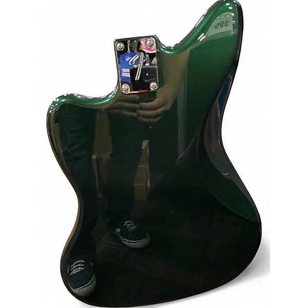 Used Fender Modern Player Jazzmaster Green Solid Body Electric Guitar