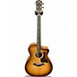 Used Taylor 214ce dlx 2 Color Sunburst Acoustic Electric Guitar thumbnail