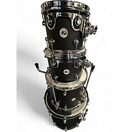 Used DW 4 Piece Design Series Black Satin Drum Kit
