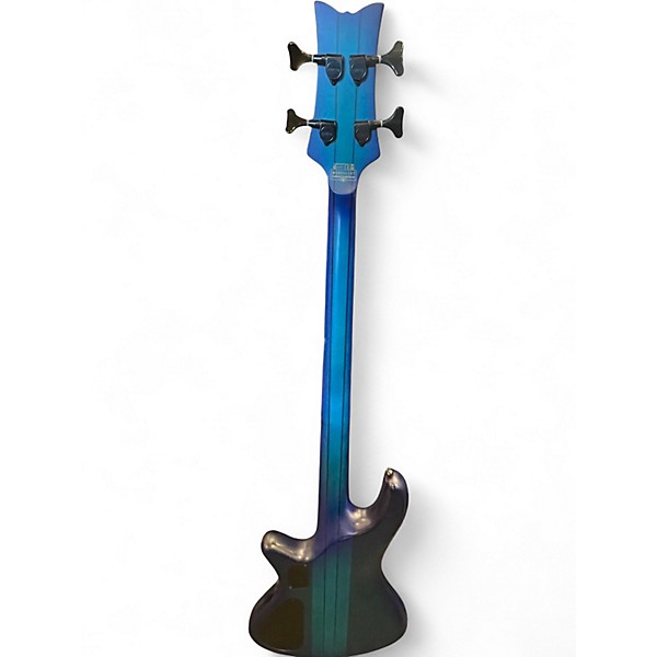 Used Schecter Guitar Research Studio 4 Blue Electric Bass Guitar