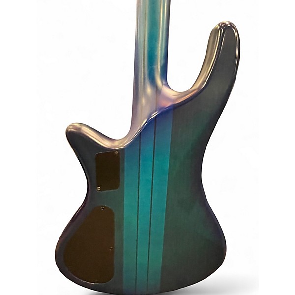 Used Schecter Guitar Research Studio 4 Blue Electric Bass Guitar