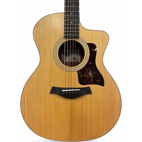 Used Taylor 214CE Natural Acoustic Electric Guitar