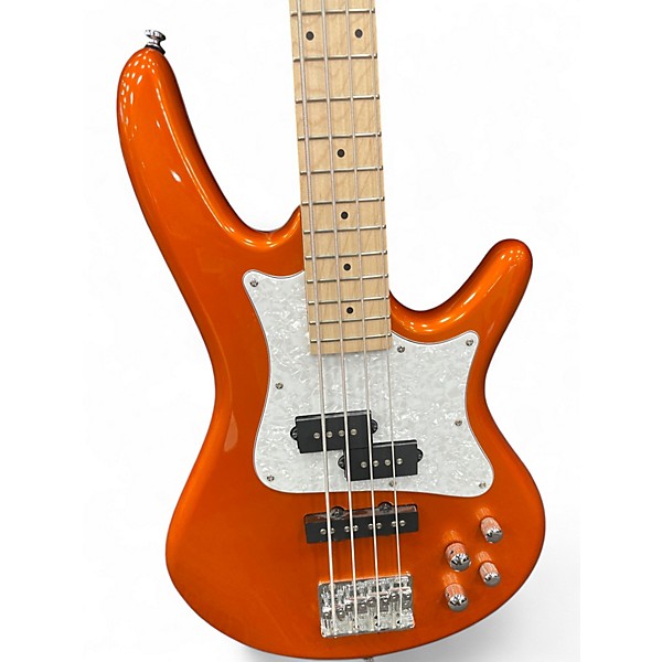 Used Ibanez SRMD200 Metallic Orange Electric Bass Guitar
