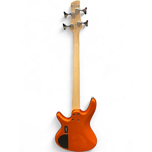 Used Ibanez SRMD200 Metallic Orange Electric Bass Guitar