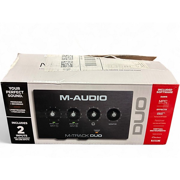 Used M-Audio M-TRACK DUO Audio Interface
