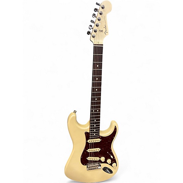 Used 2020 Fender American Showcase Stratocaster Olympic Pearl Solid Body Electric Guitar