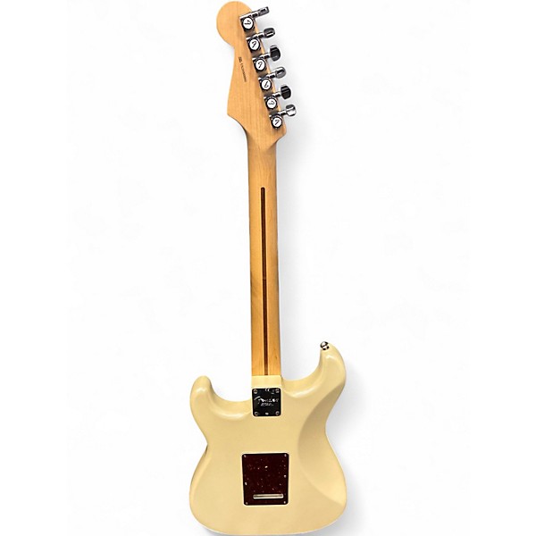 Used 2020 Fender American Showcase Stratocaster Olympic Pearl Solid Body Electric Guitar
