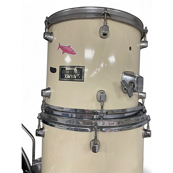 Used Mapex 5 Piece Venus White Drum Kit