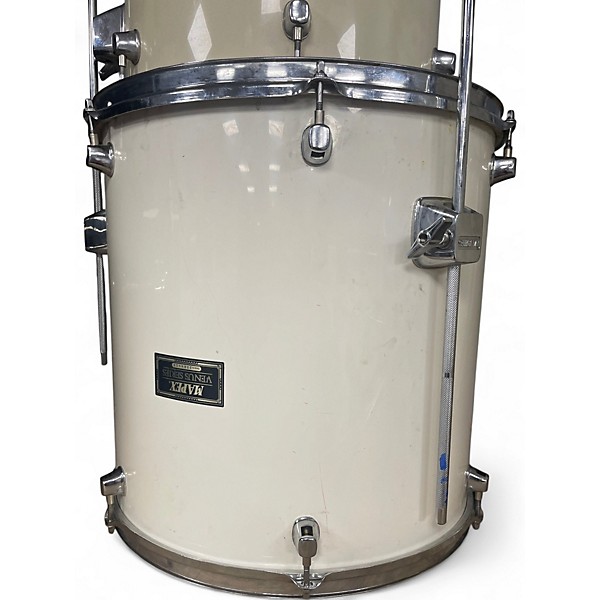 Used Mapex 5 Piece Venus White Drum Kit