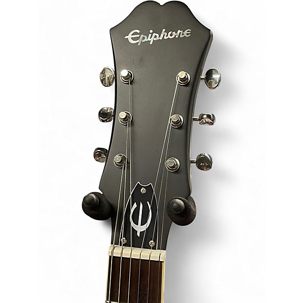 Used Epiphone Casino Worn Olive Satin Hollow Body Electric Guitar