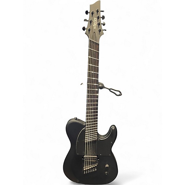 Used Schecter Guitar Research PT-7 MS Black Ops Black Solid Body Electric Guitar