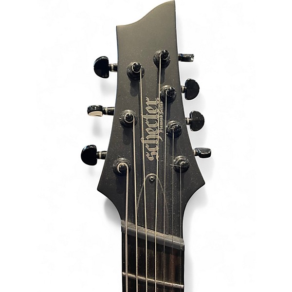 Used Schecter Guitar Research PT-7 MS Black Ops Black Solid Body Electric Guitar