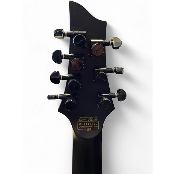 Used Schecter Guitar Research PT-7 MS Black Ops Black Solid Body Electric Guitar