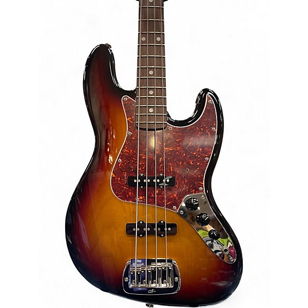Used G&L USA Fullerton Deluxe JB Quartersawn 3 Tone Sunburst Electric Bass Guitar