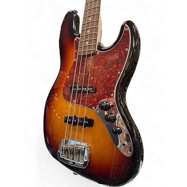 Used G&L USA Fullerton Deluxe JB Quartersawn 3 Tone Sunburst Electric Bass Guitar