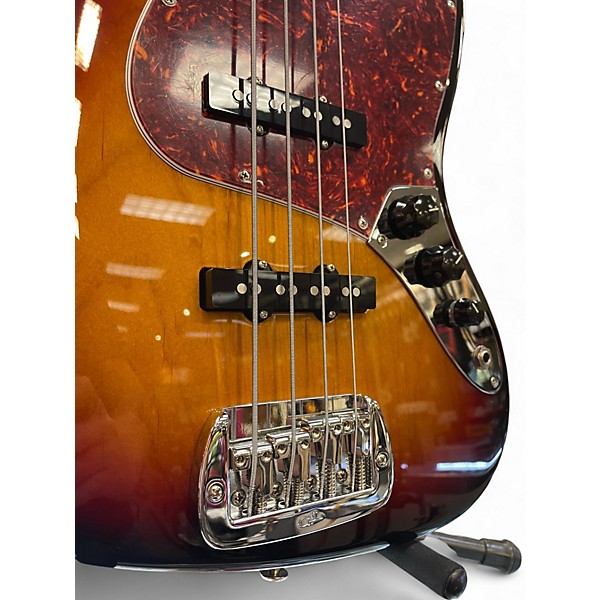 Used G&L USA Fullerton Deluxe JB Quartersawn 3 Tone Sunburst Electric Bass Guitar