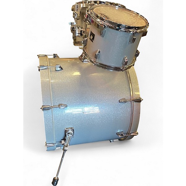 Used TAMA 5 Piece Superstar Silver Sparkle Drum Kit