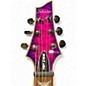 Used 2024 Schecter Guitar Research Omen Extreme 6 Pink Solid Body Electric Guitar