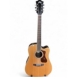 Used Guild D-260CE Deluxe Natural Acoustic Electric Guitar